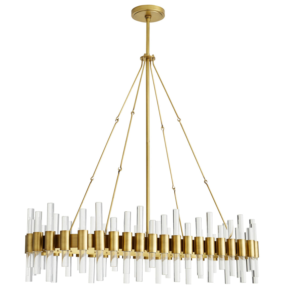 Artisan Haskell Linear Chandelier