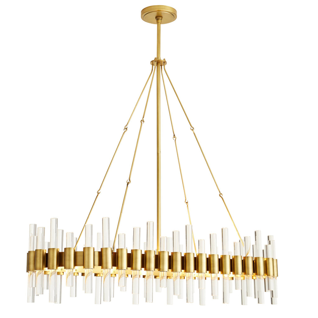 Artisan Haskell Linear Chandelier