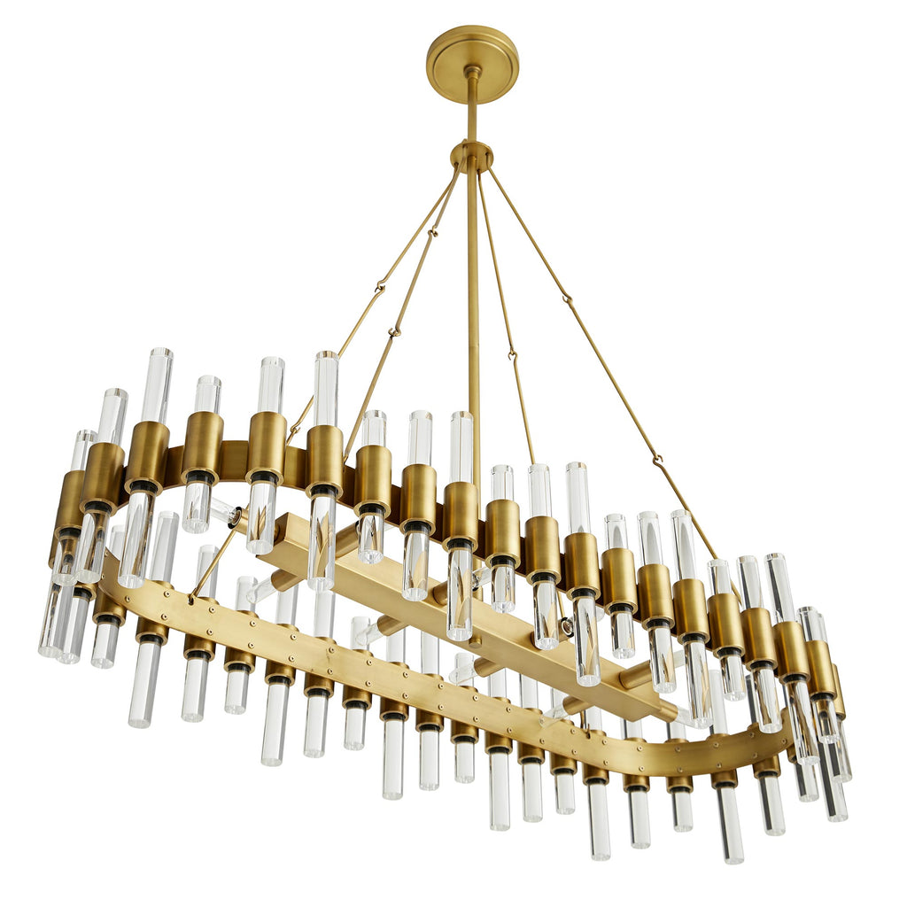 Artisan Haskell Linear Chandelier
