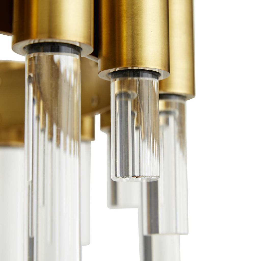 Artisan Haskell Linear Chandelier