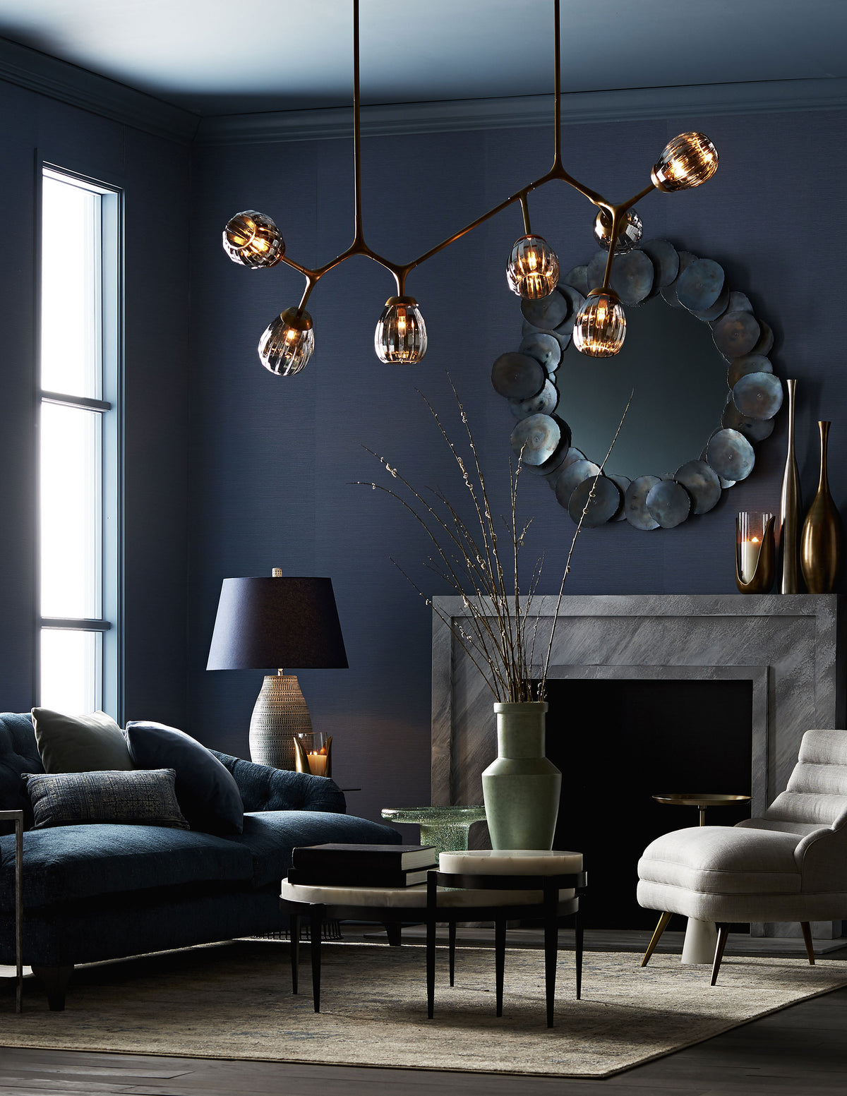 Heritage Smyth Linear Chandelier, alternate view