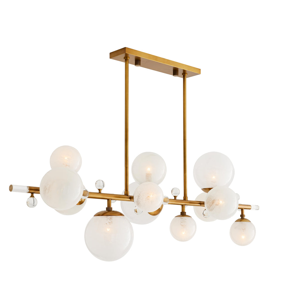 Signature Troon Linear Chandelier, alternate view