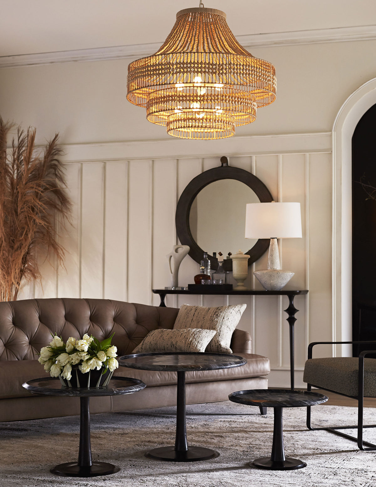 Sculptural Tulane Chandelier, alternate view