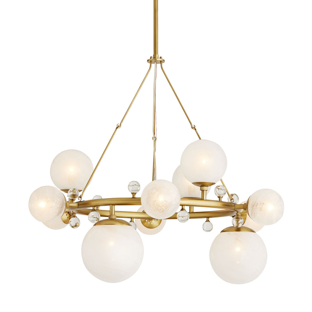 Signature Troon Round Chandelier, alternate view