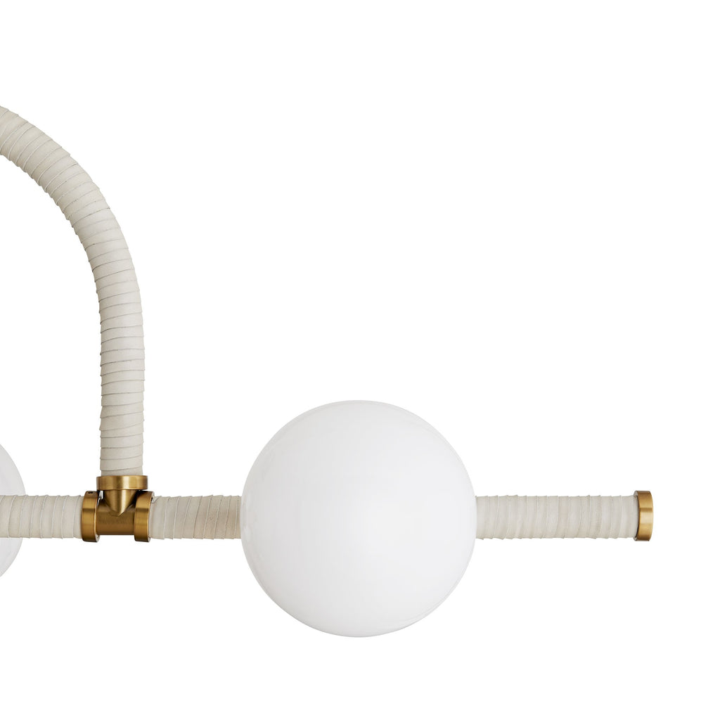 Sculptural Harrison Linear Chandelier – Gold
