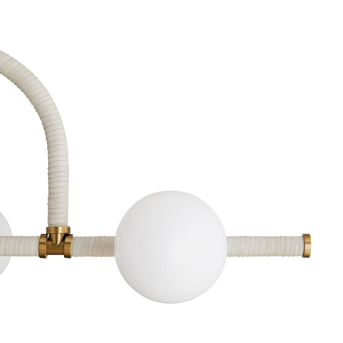 Sculptural Harrison Linear Chandelier – Gold