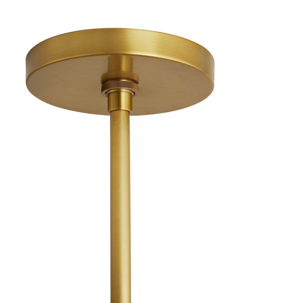 Sculptural Harrison Linear Chandelier – Gold