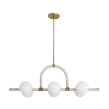 Sculptural Harrison Linear Chandelier – Gold