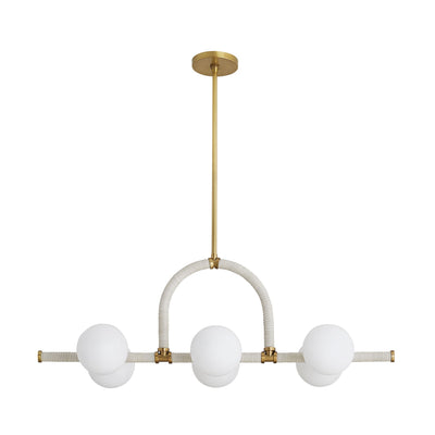 Sculptural Harrison Linear Chandelier – Gold