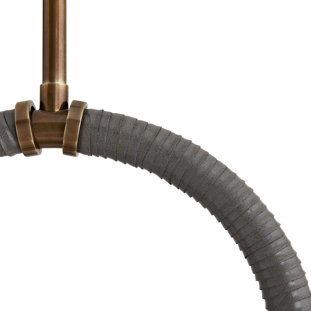 Sculptural Harrison Linear Chandelier – Brown