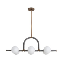 Sculptural Harrison Linear Chandelier – Brown