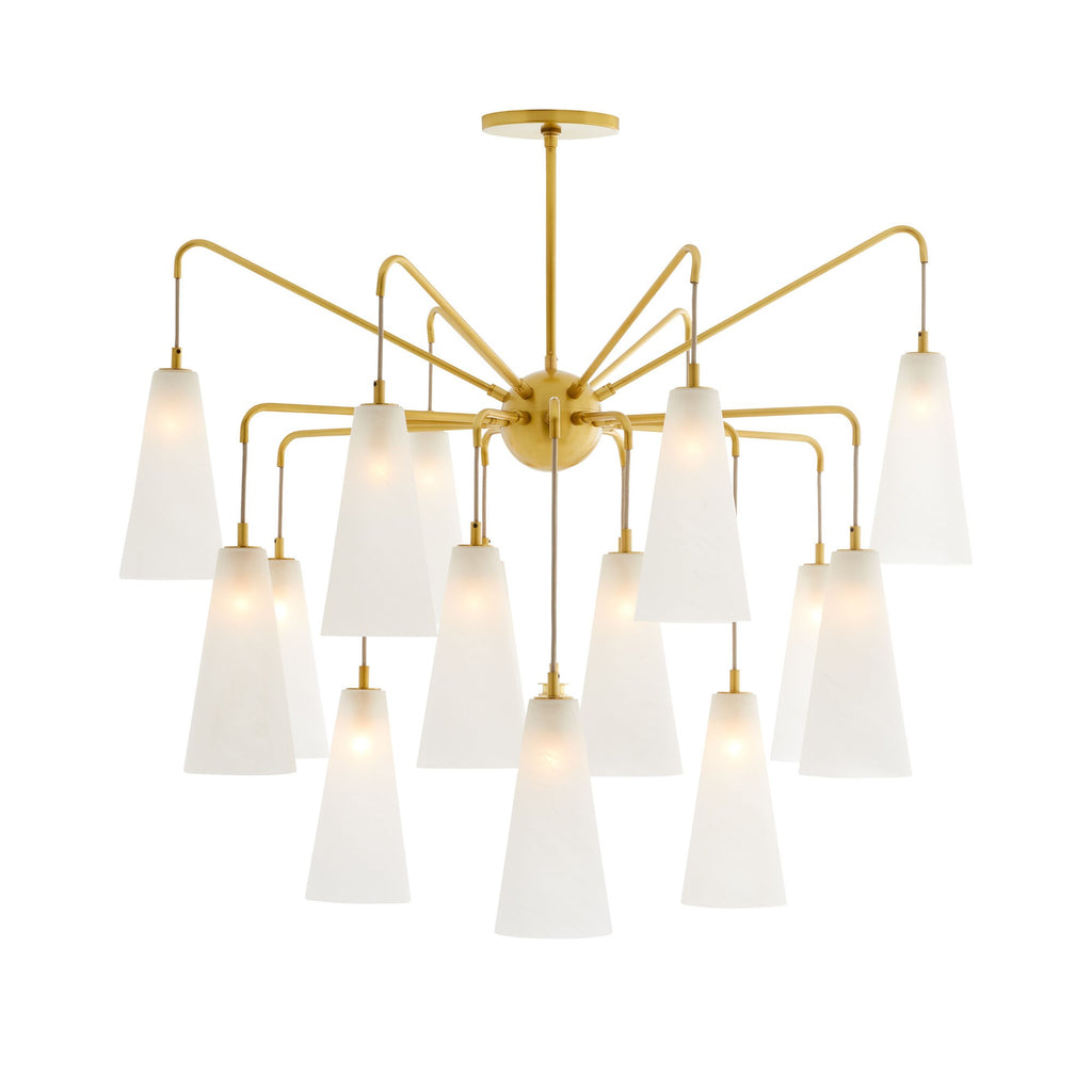 Artisan Mika Chandelier, alternate view