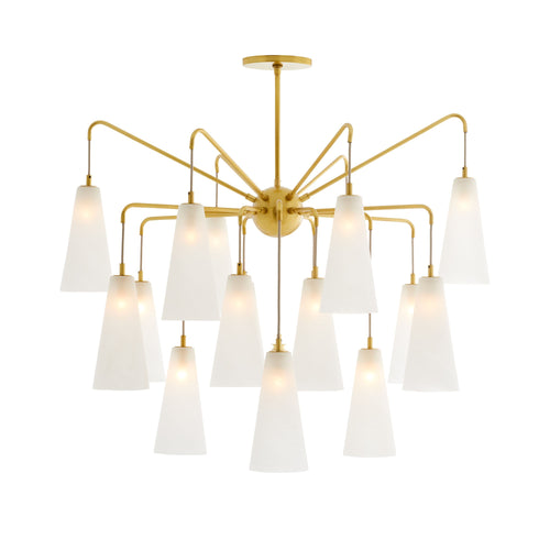 Artisan Mika Chandelier, alternate view
