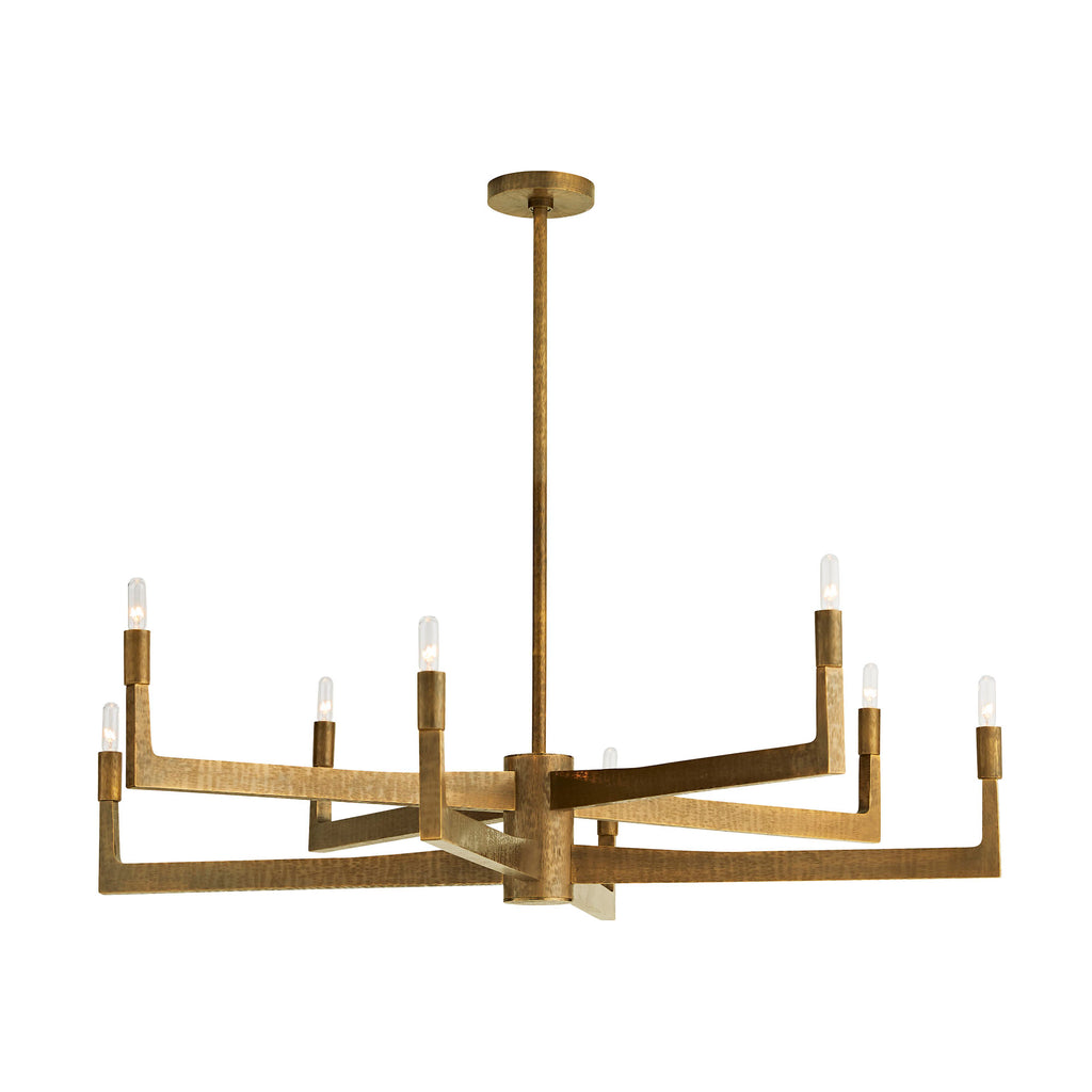 Sculptural Griff Chandelier – Gold