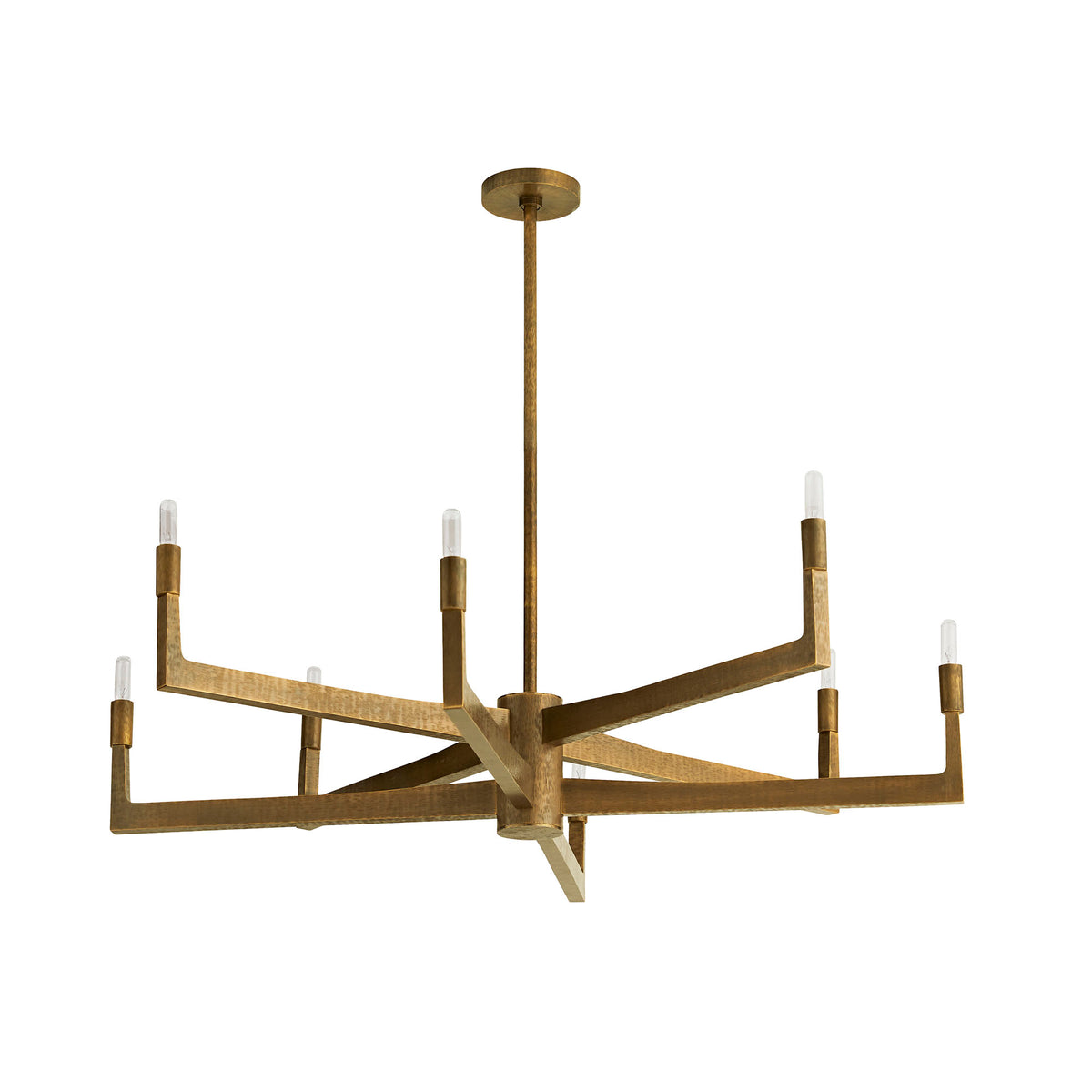 Sculptural Griff Chandelier – Gold