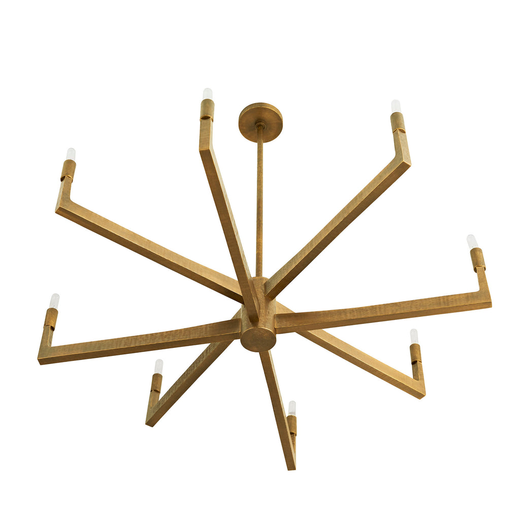 Sculptural Griff Chandelier – Gold