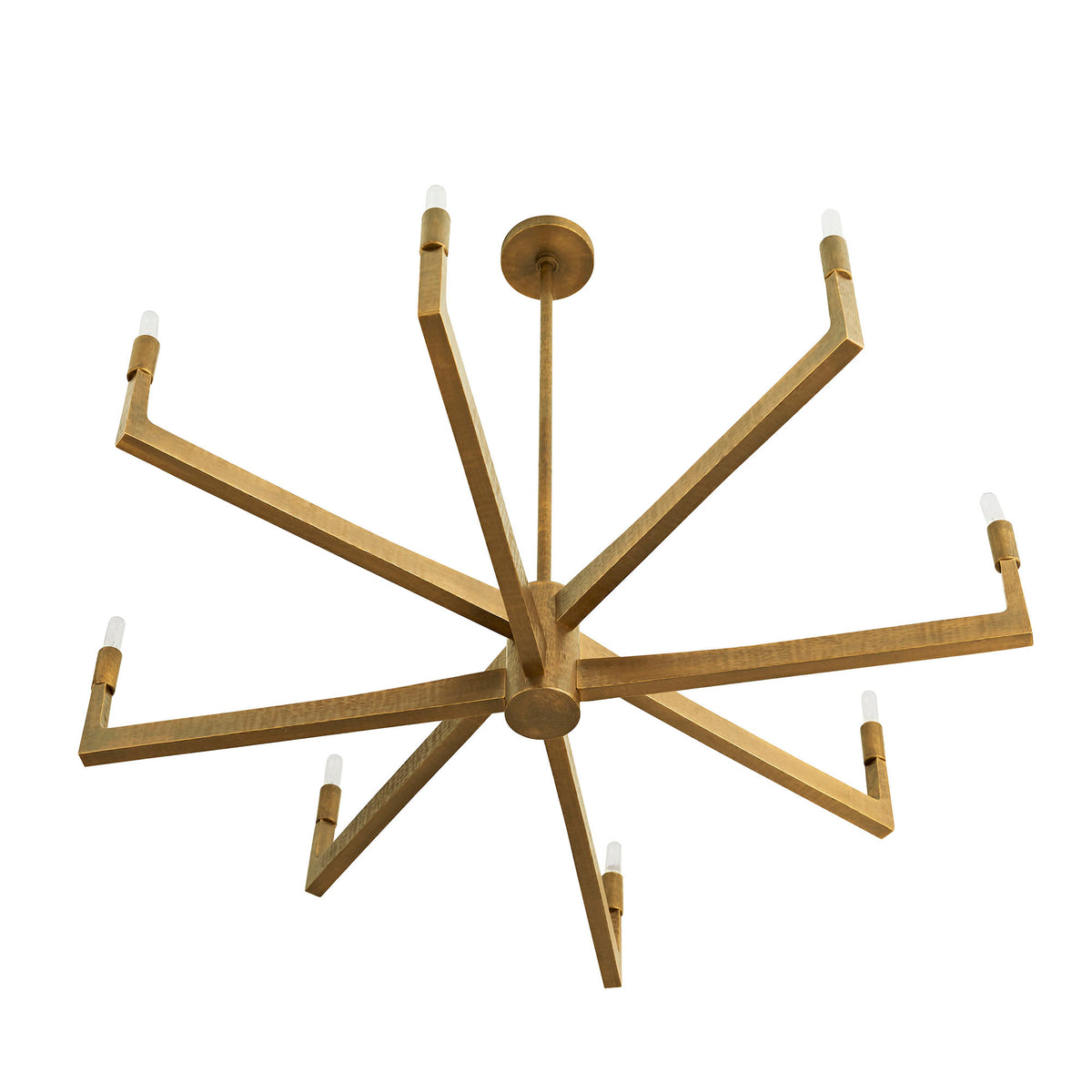 Sculptural Griff Chandelier – Gold