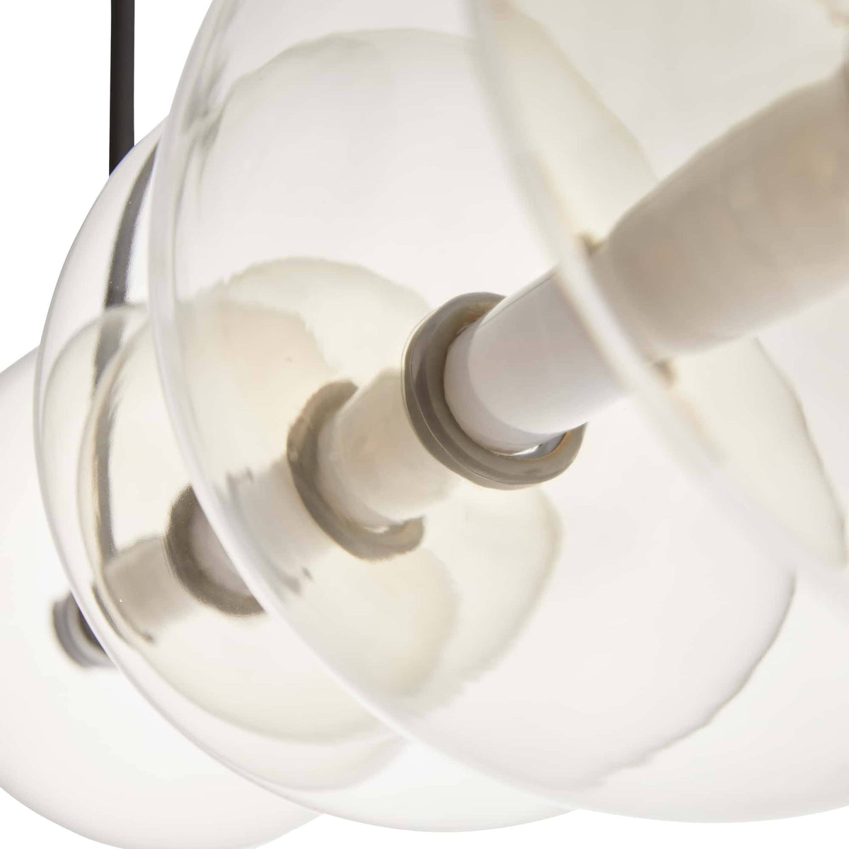Sculptural Raphael Linear Chandelier – Silver