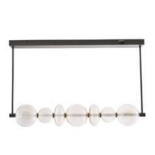 Sculptural Raphael Linear Chandelier – Silver