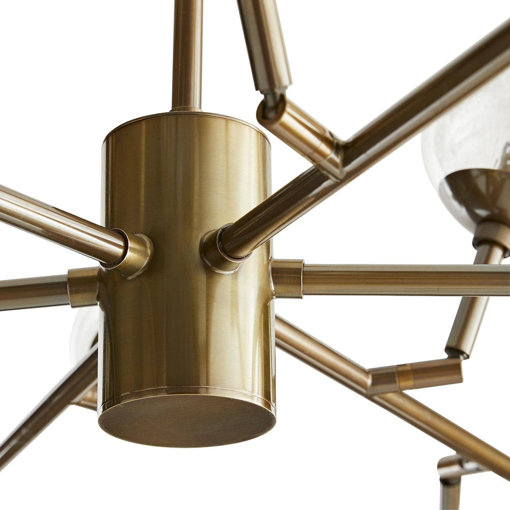 Sculptural Dallas Medium Chandelier – Gold
