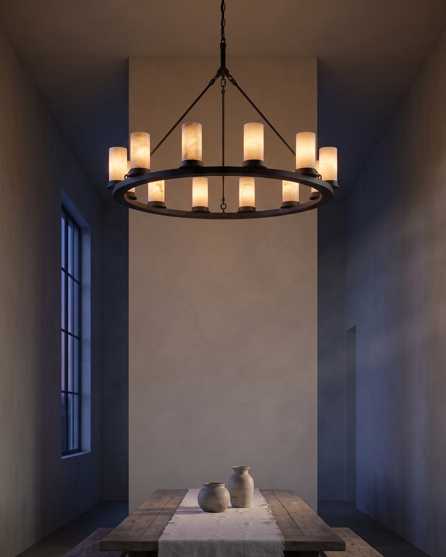 Artisan Ondra Round Clear Glass Chandelier