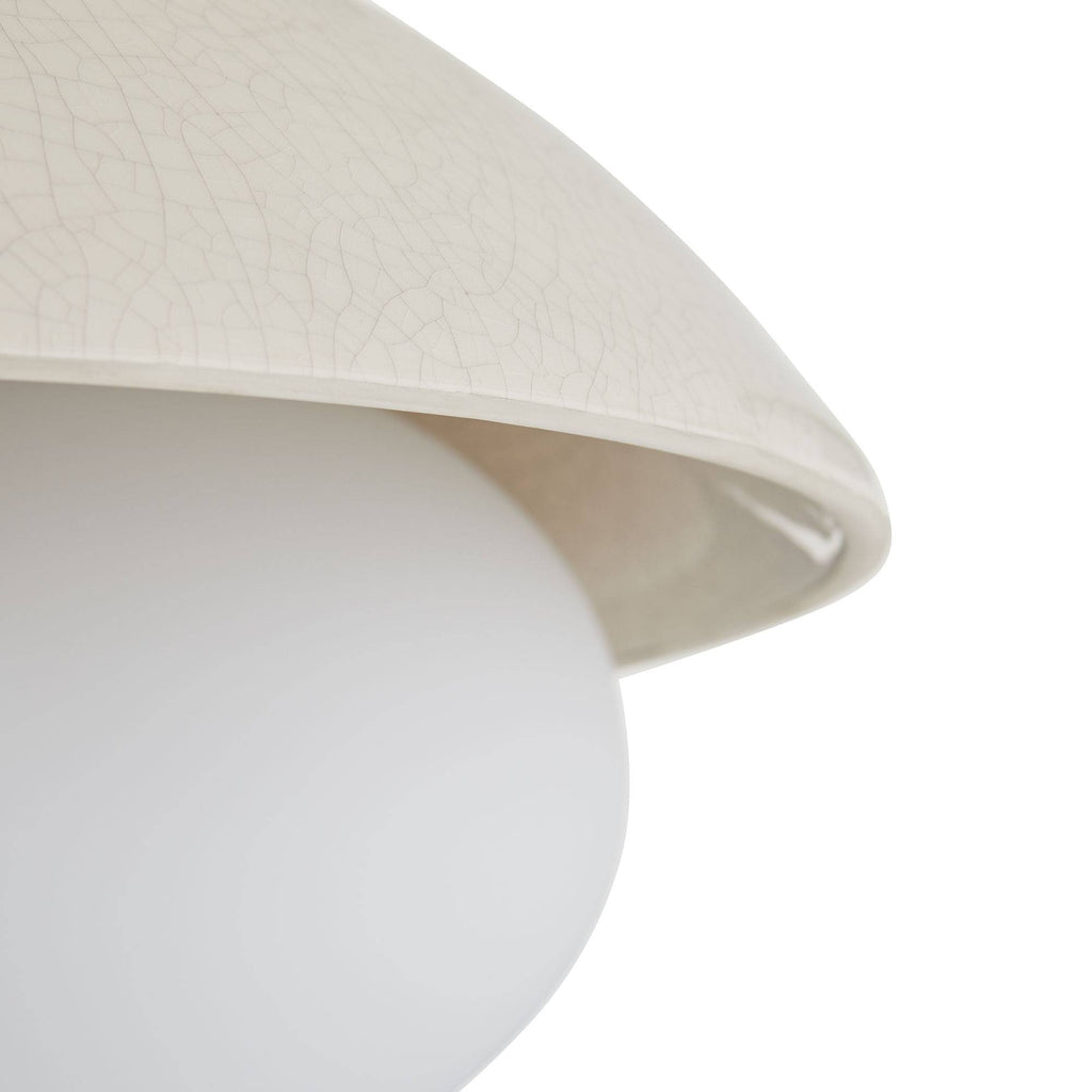 Signature Glaze Small Flush Mount – Neutral