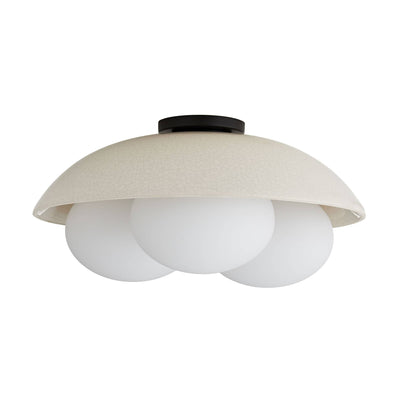 Signature Glaze Large Flush Mount – Neutral