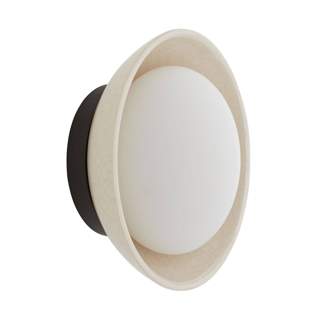 Signature Glaze Small Wall Sconce – Neutral