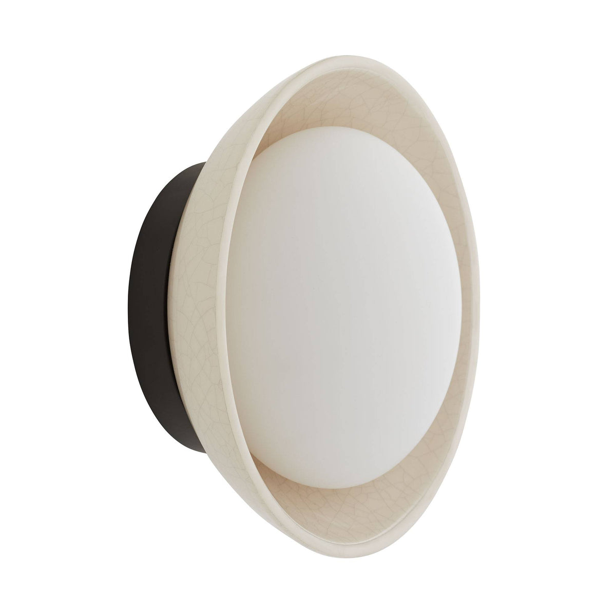 Signature Glaze Small Wall Sconce – Neutral