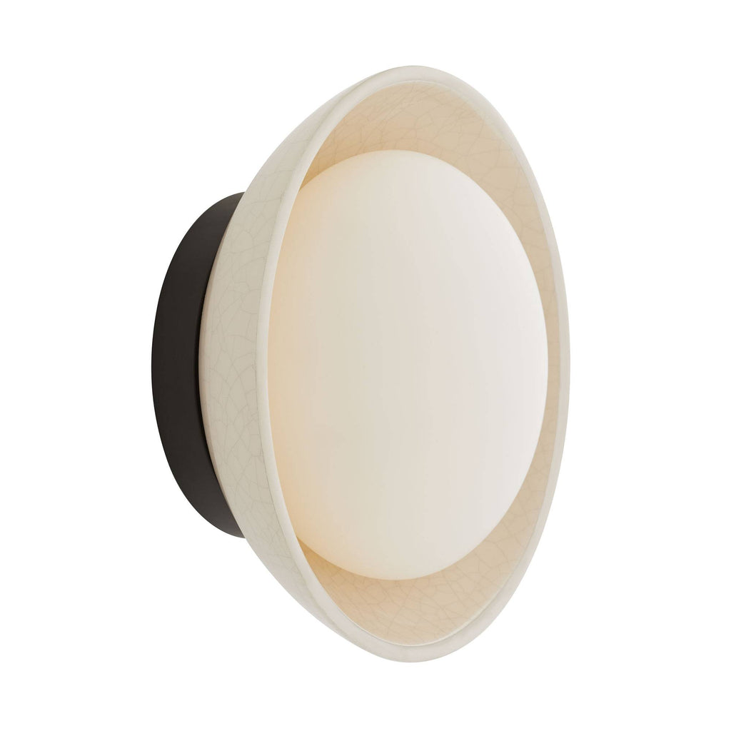 Signature Glaze Small Wall Sconce – Neutral