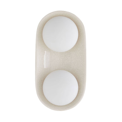 Signature Glaze Large Wall Sconce – Neutral