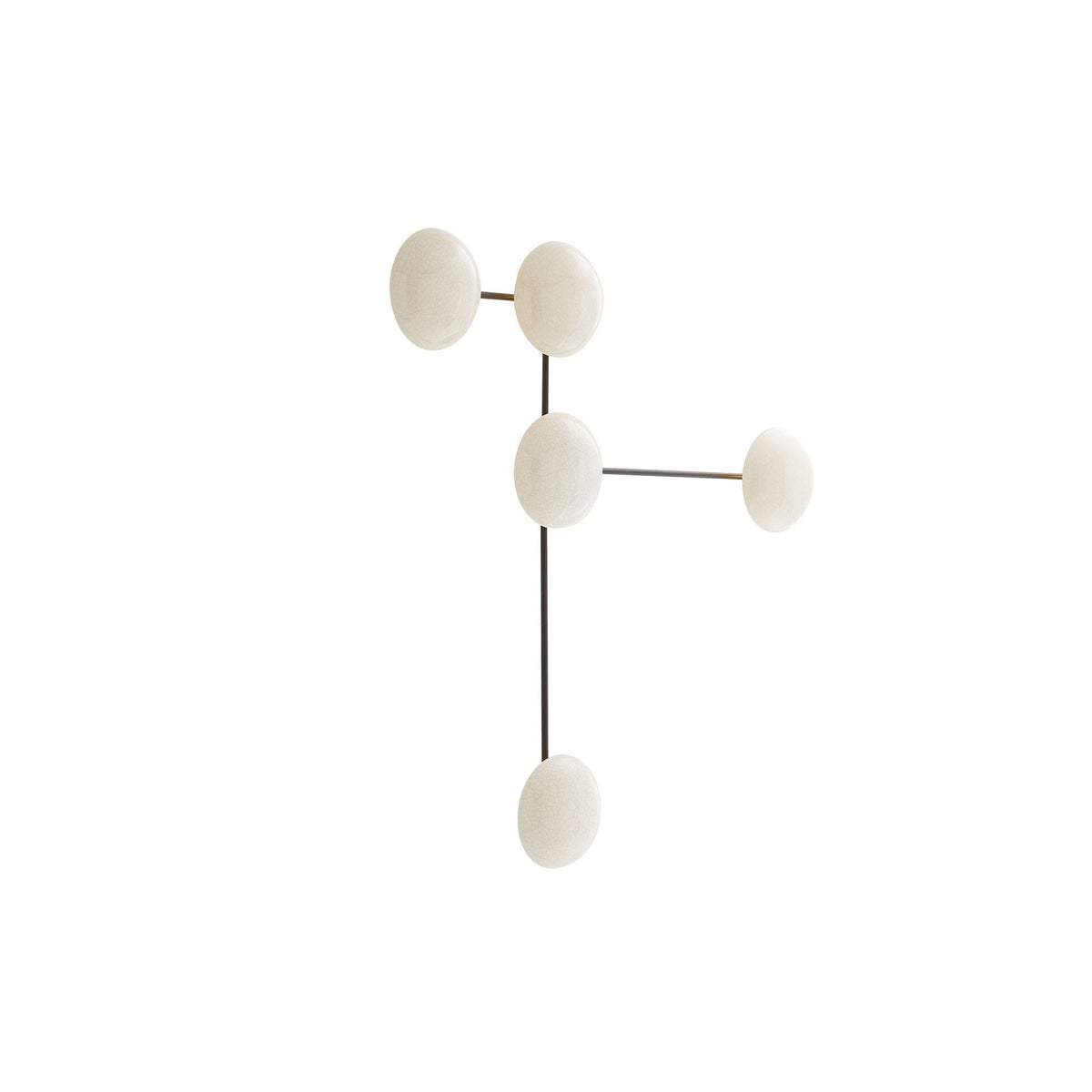 Signature Glaze Sculptural Wall Sconce – Neutral