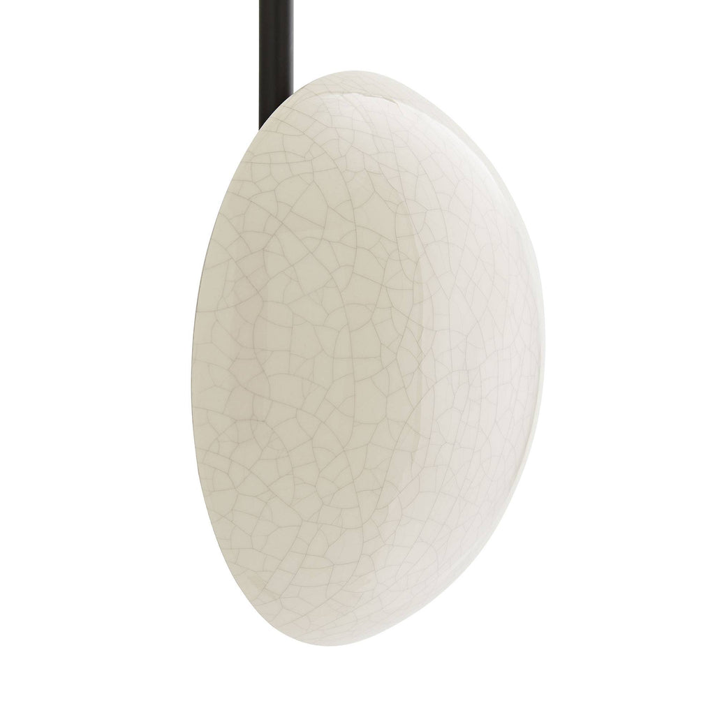 Signature Glaze Sculptural Wall Sconce – Neutral