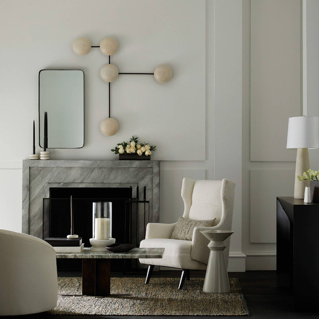 Signature Glaze Sculptural Wall Sconce, alternate view