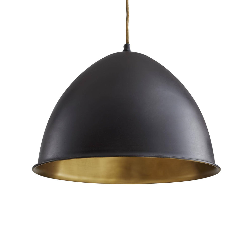 Artisan Egg Drop Pendant – Black