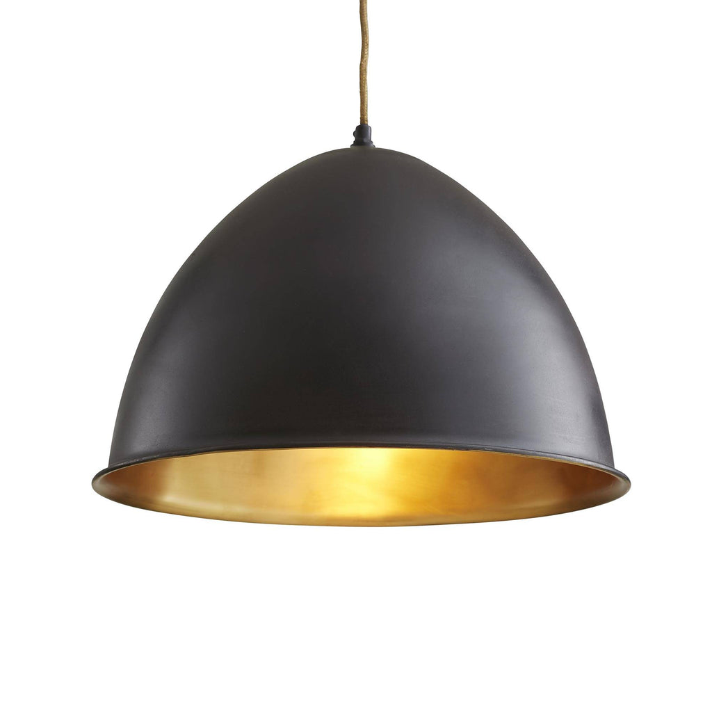 Artisan Egg Drop Pendant – Black