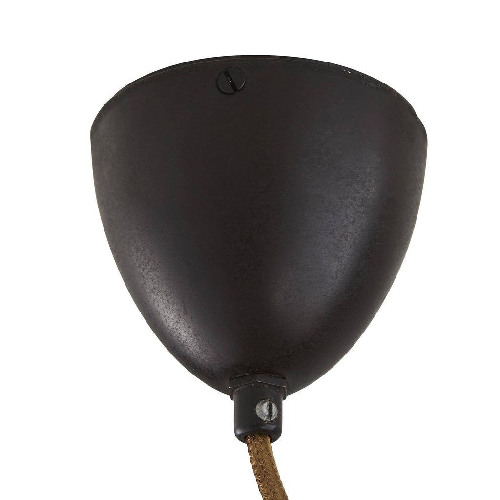 Artisan Egg Drop Pendant – Black