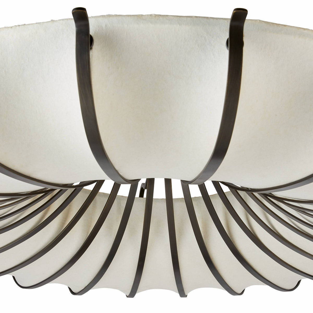 Heritage Chambers Flush Mount – English Bronze, Iron