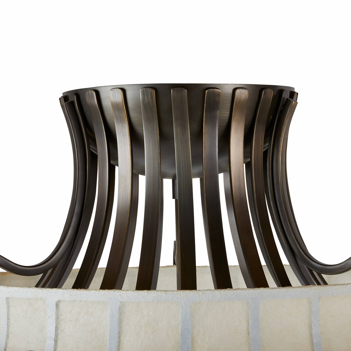 Heritage Chambers Flush Mount – English Bronze, Iron