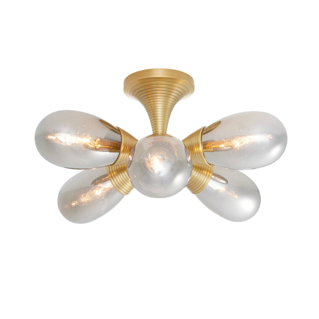 Sculptural Giselle Flush Mount