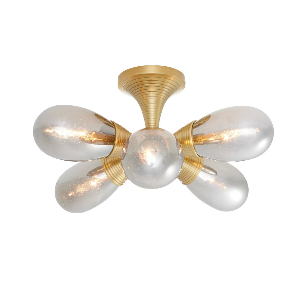 Sculptural Giselle Flush Mount