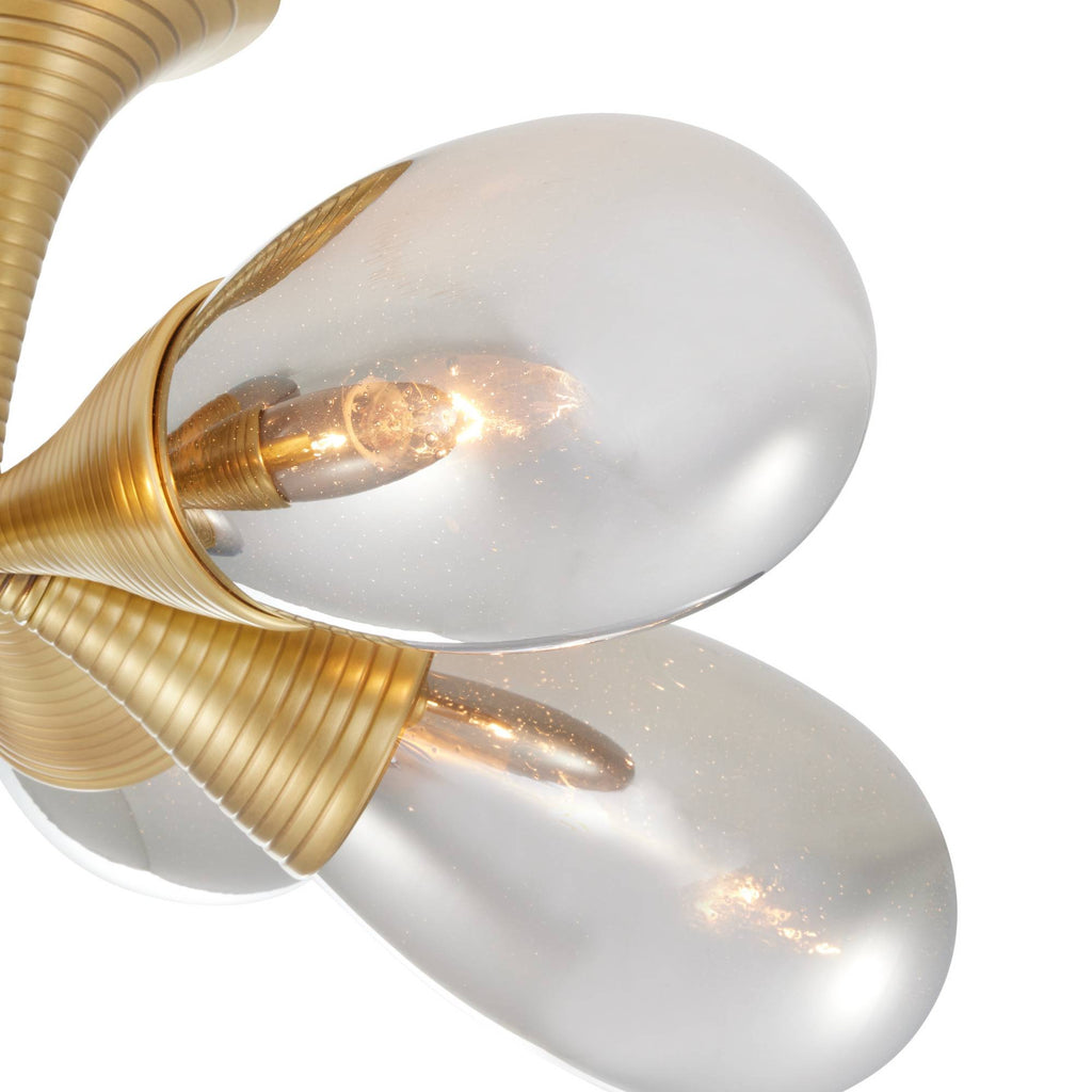 Sculptural Giselle Flush Mount