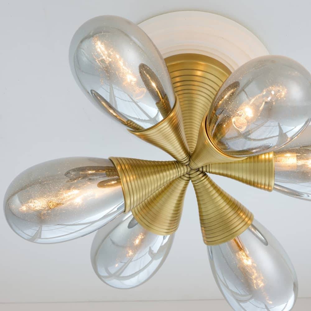 Sculptural Giselle Flush Mount
