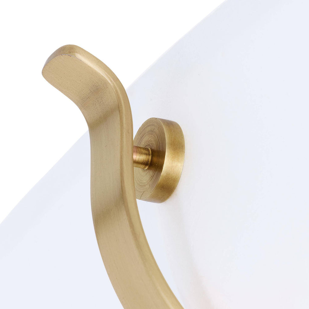 Heritage Chambers Flush Mount – Antique Brass, Steel