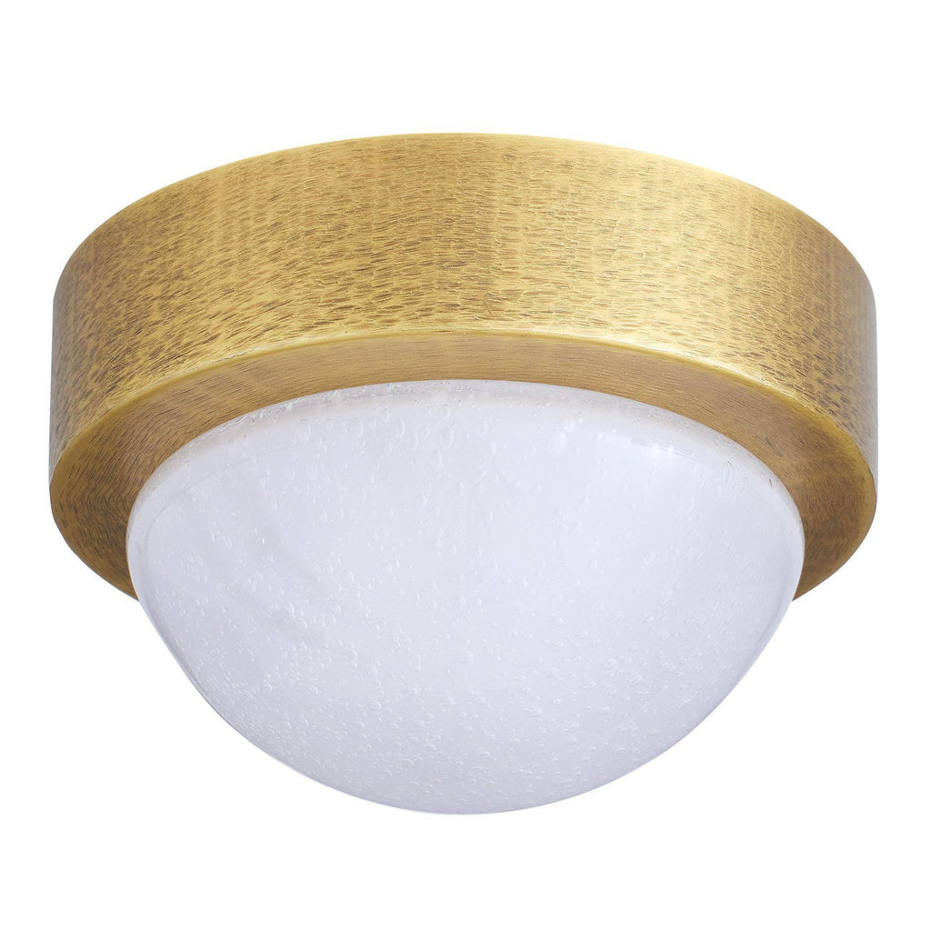 Sculptural Lennon Flush Mount – Gold
