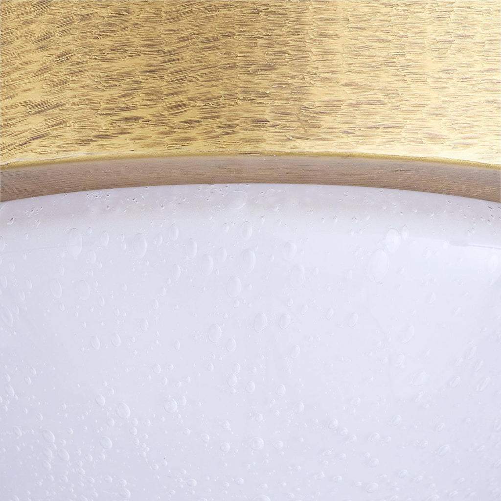 Sculptural Lennon Flush Mount – Gold