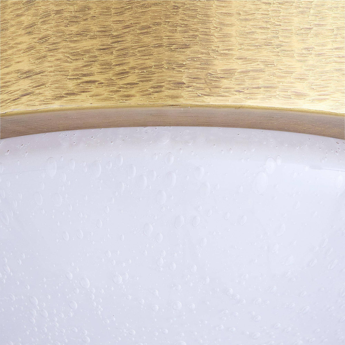 Sculptural Lennon Flush Mount – Gold