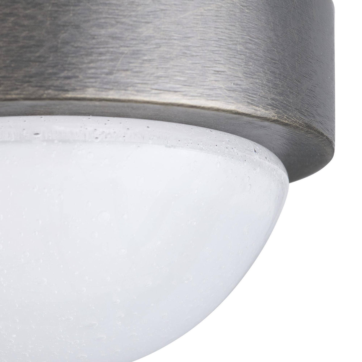 Sculptural Lennon Flush Mount – Black