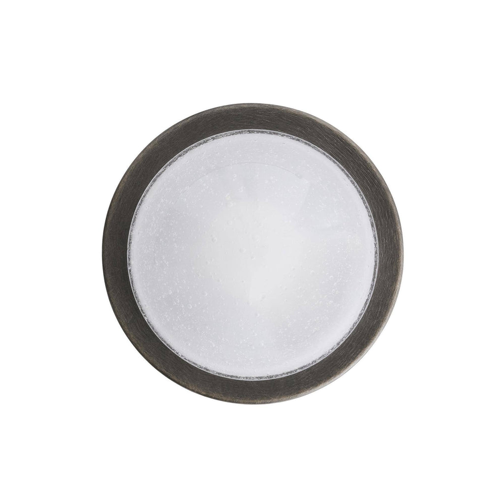 Sculptural Lennon Flush Mount – Black