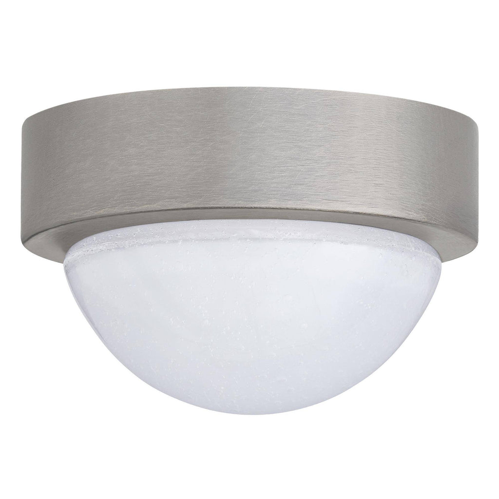 Sculptural Lennon Flush Mount – Silver